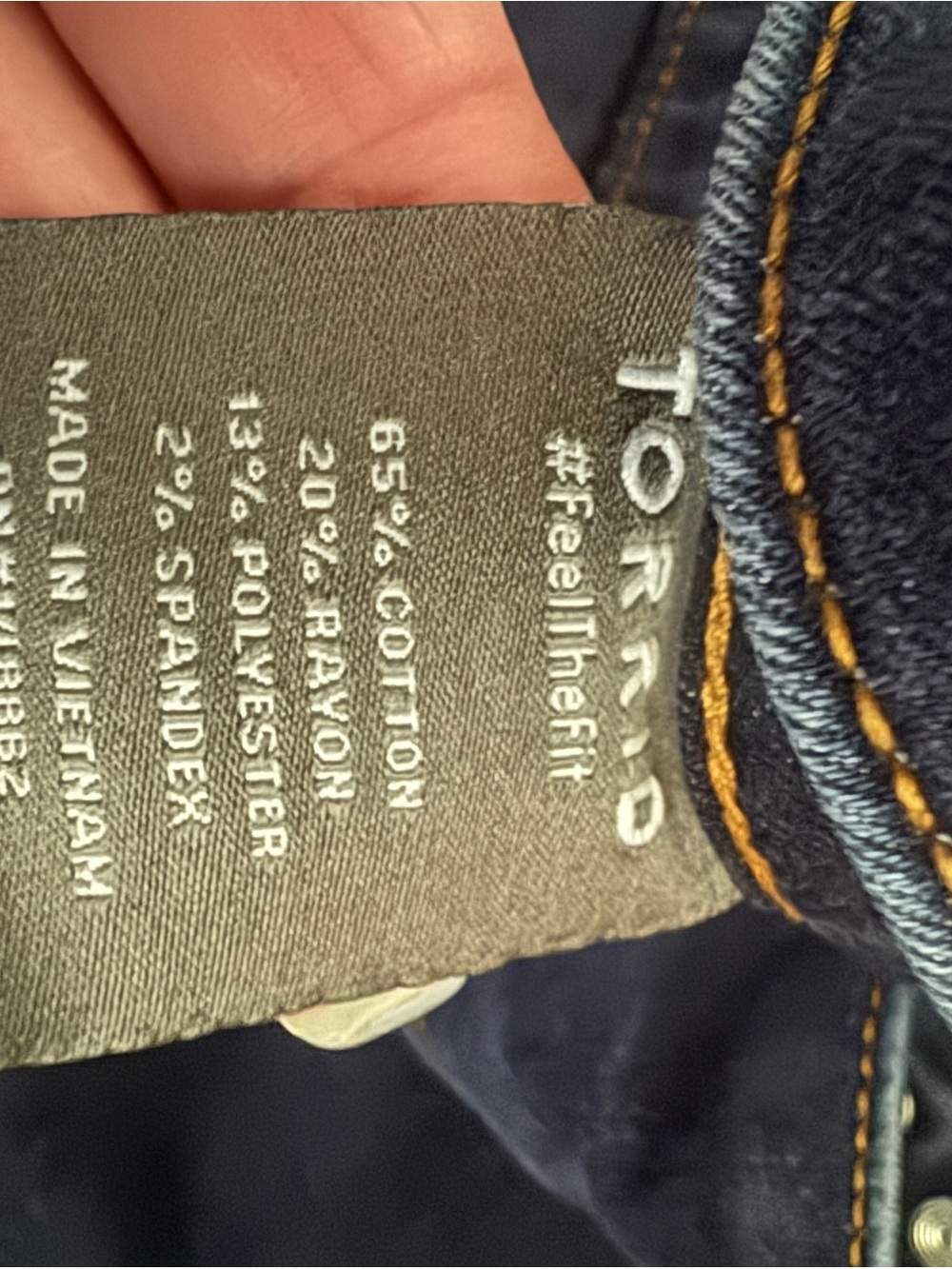 Torrid Super Soft High Rise 3-Button Jegging Size 20R - Picture 4 of 5